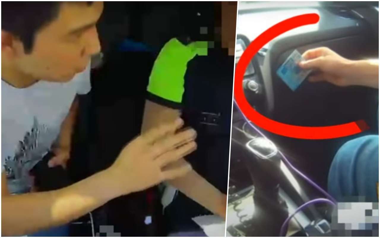 ГИБДД Москвы: 18-летний водитель выехал на встречку, а потом попытался дать взятку (видео)