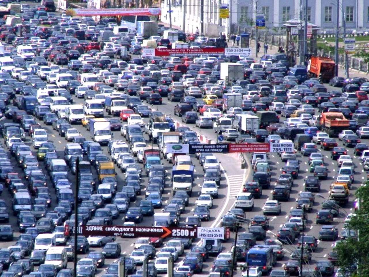 Дорожные пробки обходятся мегаполисам ежегодно в $266 млрд 