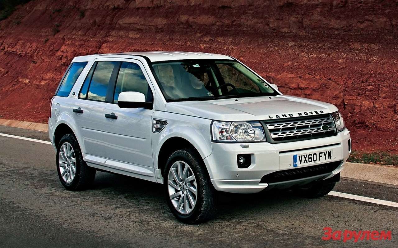 Land Rover: «Фрилендер» со 150-сильным дизелем и механикой стоит 1 174 000 руб., а со 190-сильным агрегатом и автоматом – 1 545 000 руб.