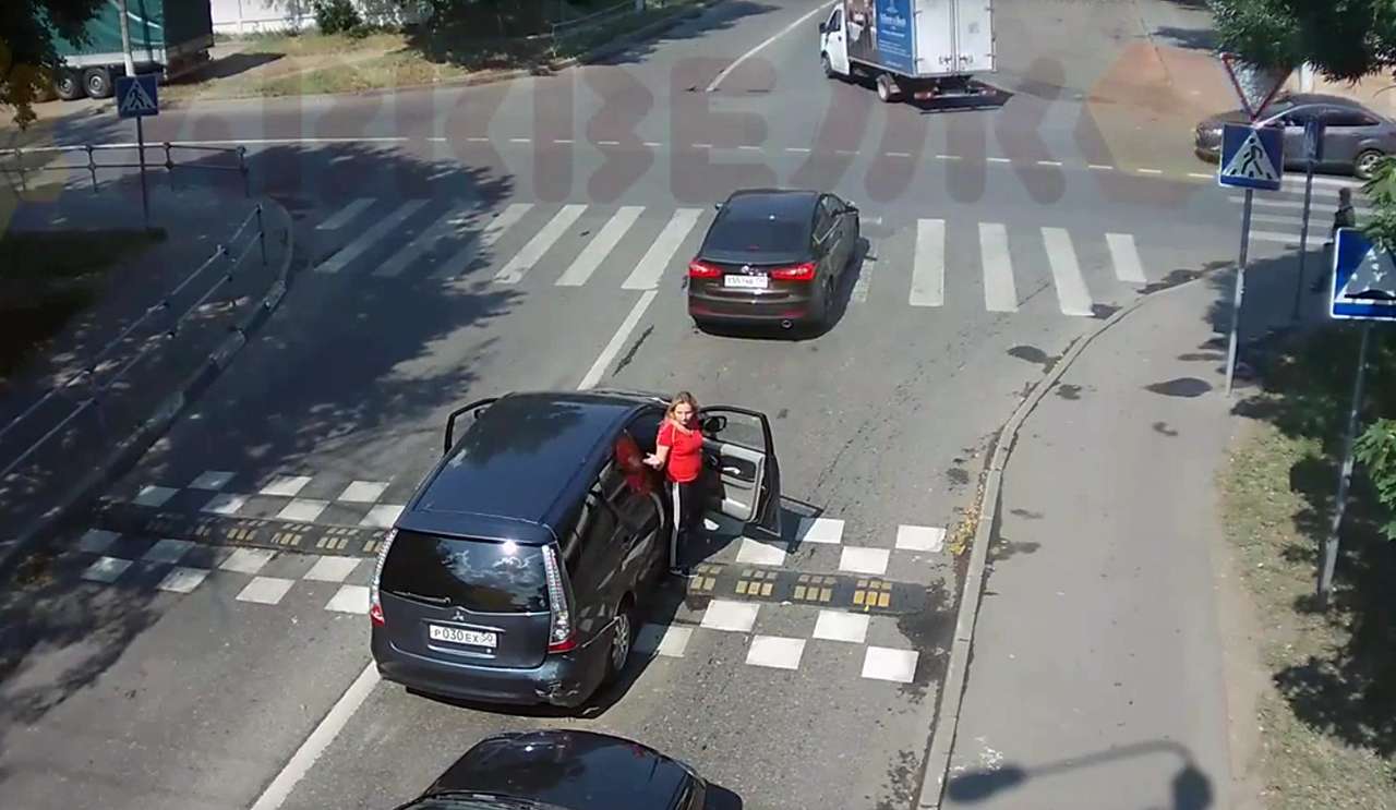 День тотального невезения: авария на дороге