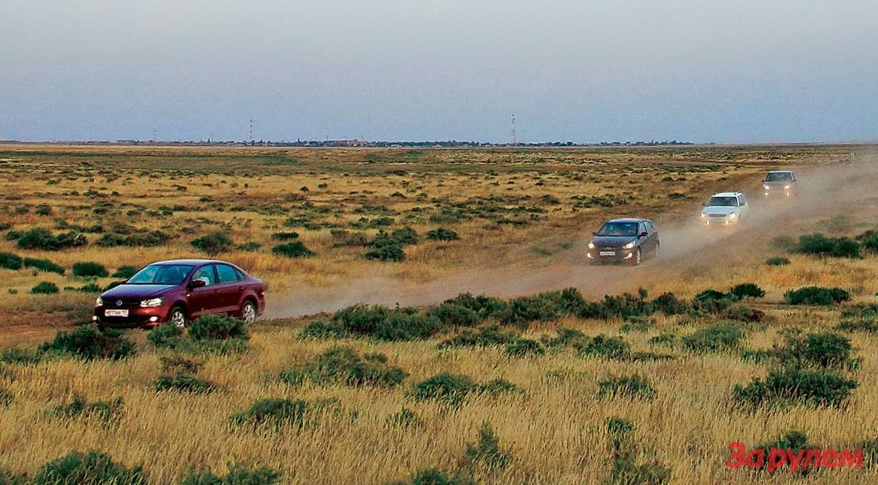 Hyundai Solaris, Lada Priora, Volkswagen Polo, Renault Sandero
