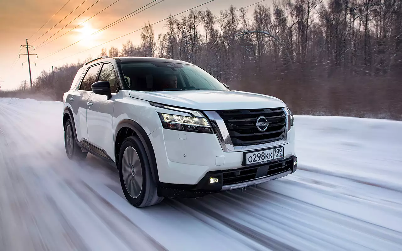 Новый Nissan Pathfinder: самый первый тест!