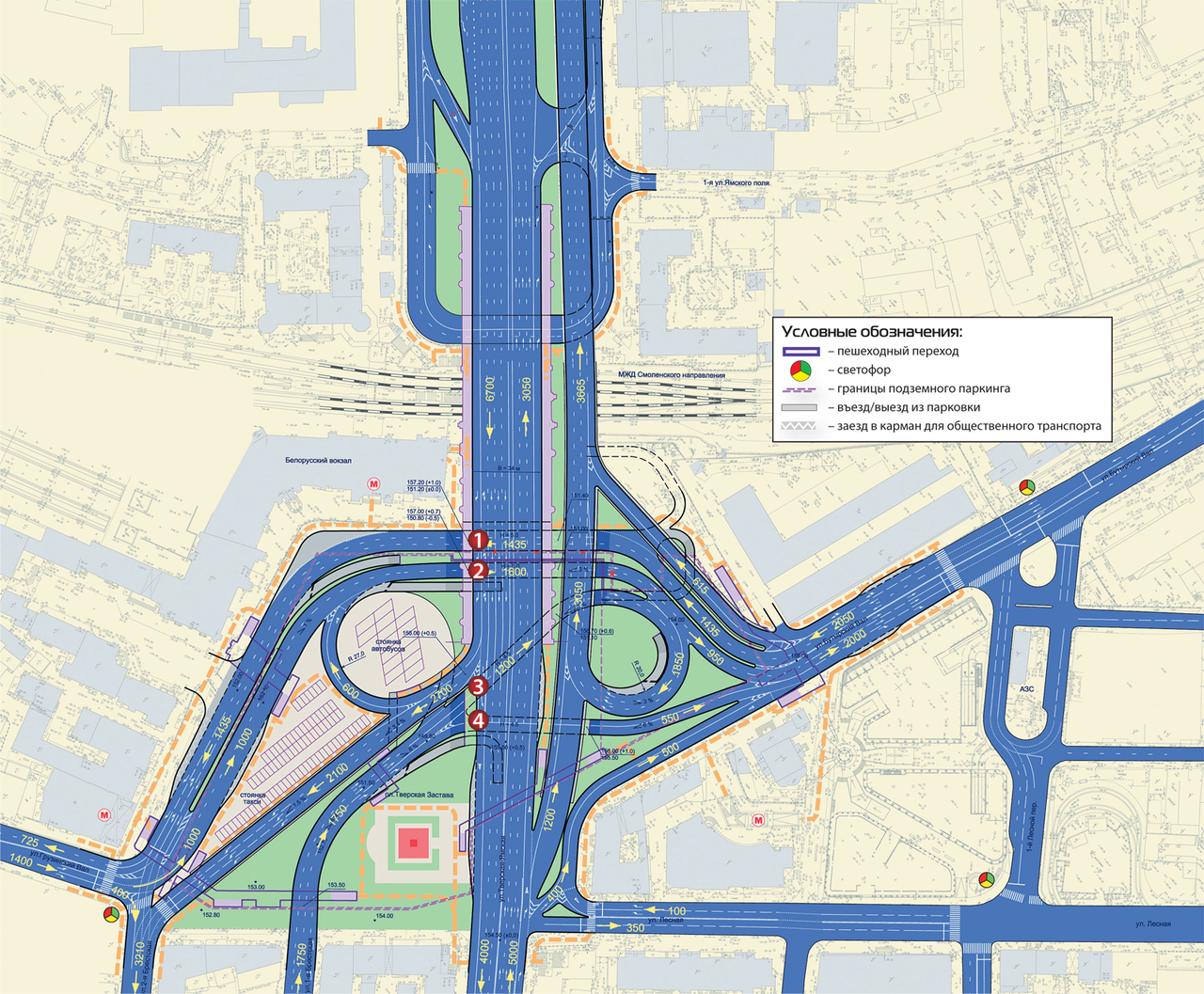 Москва: Тверская Застава  сменила ориентацию