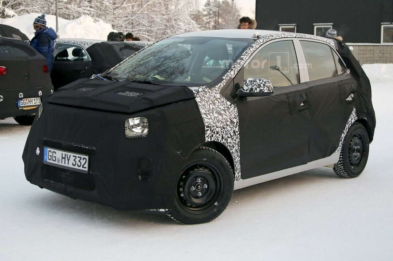 Новой Kia Picanto заглянули под камуфляж