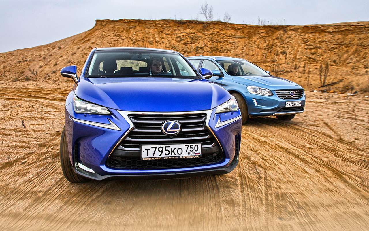 Lexus NX 300h и Volvo XC60