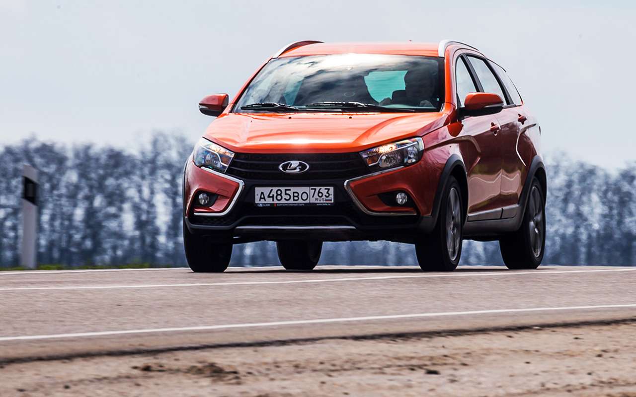 Lada Vesta SW Cross из парка ЗР.