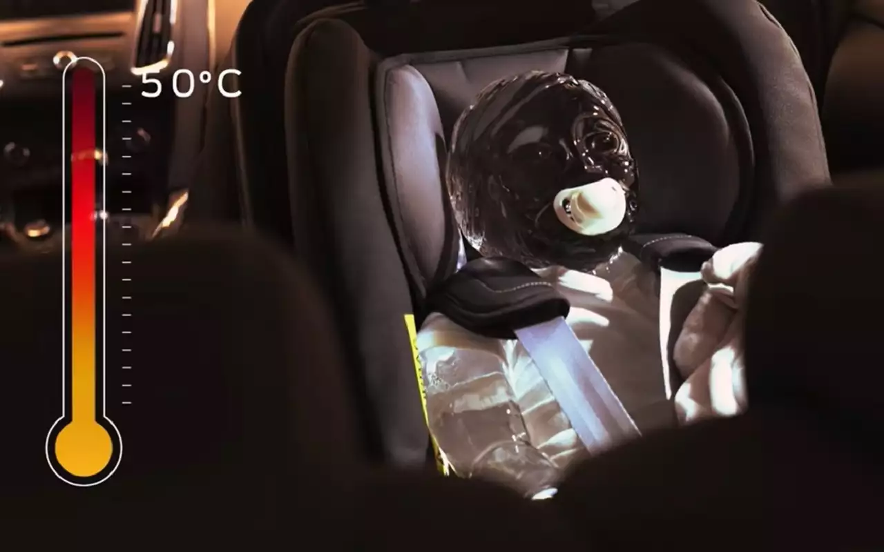 Не оставляйте детей и животных в машине (показательное видео)