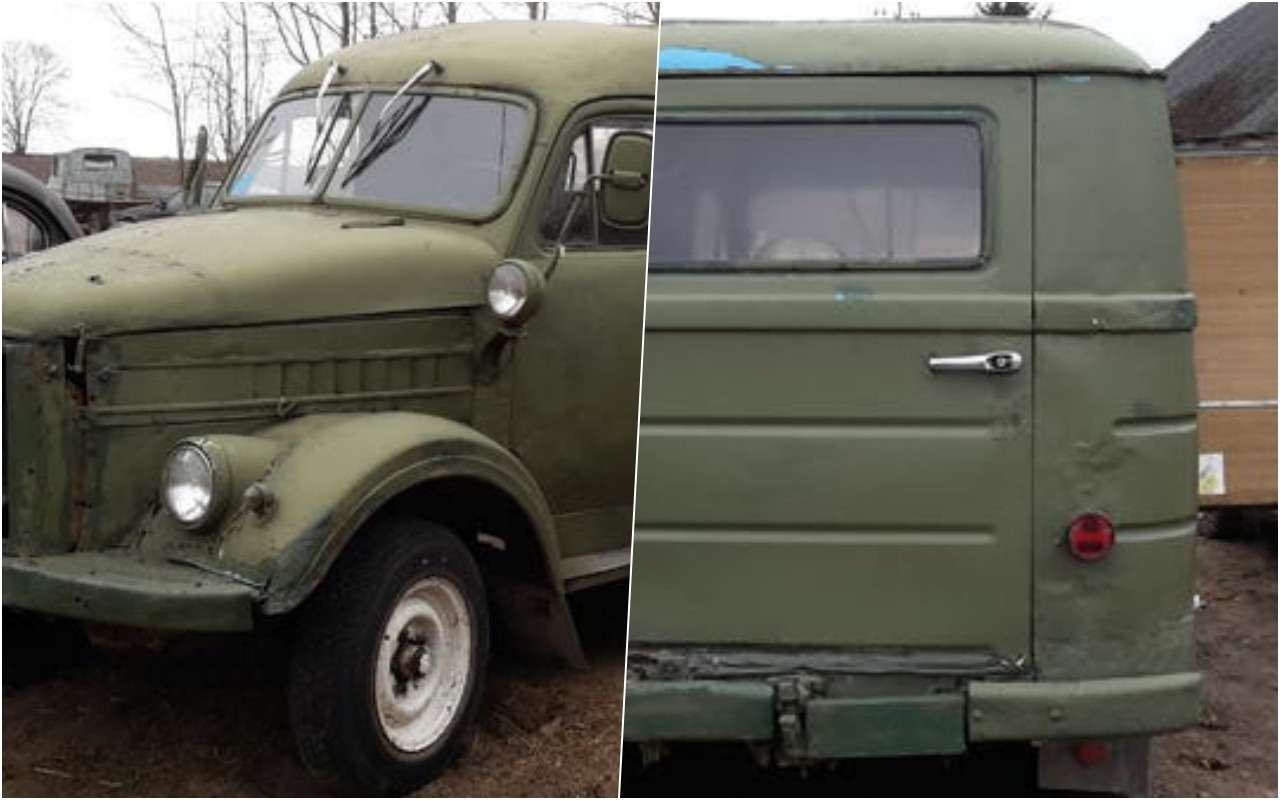 Это крутой фургончик, собранный из советского хлама. На ходу!