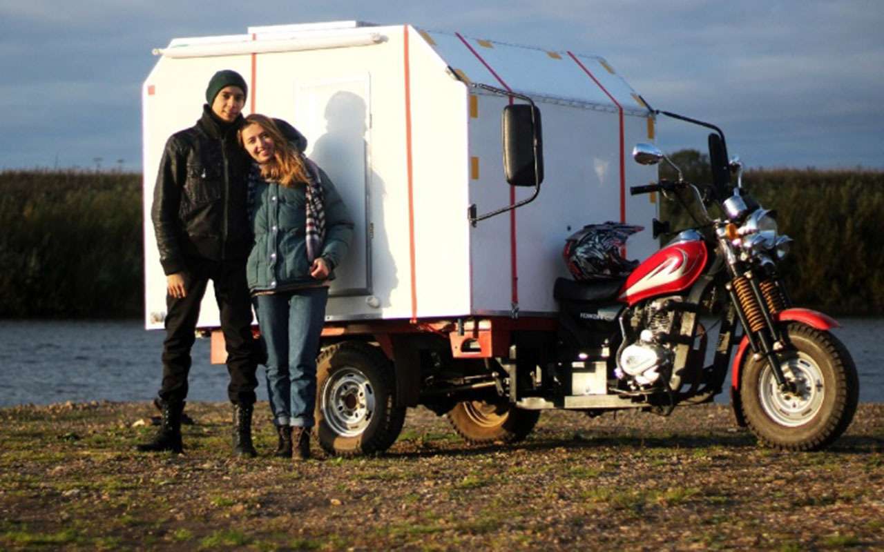 Дом на трех колесах: кемпер на мотоцикле
