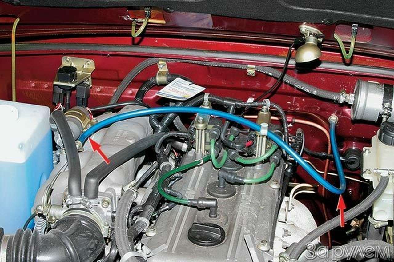 Газ-31105, привод дросселя. гибкая связь