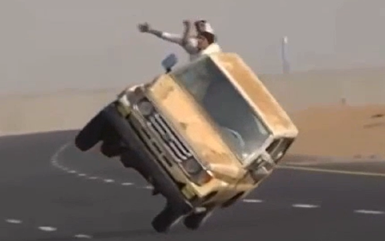 Арабское автородео: за гранью понимания (видео)