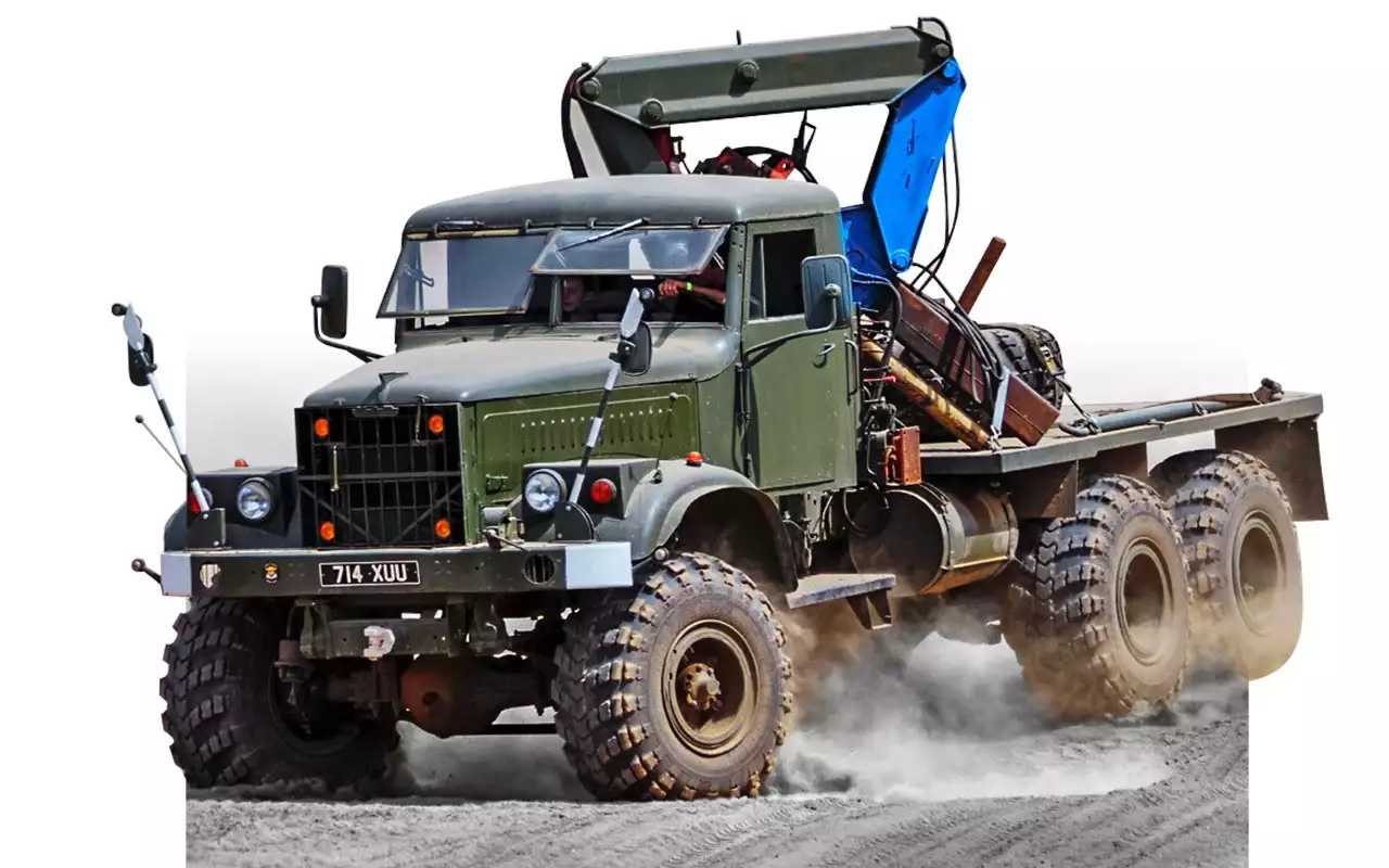 КрАЗ-236 – в Британии Belaz 256В