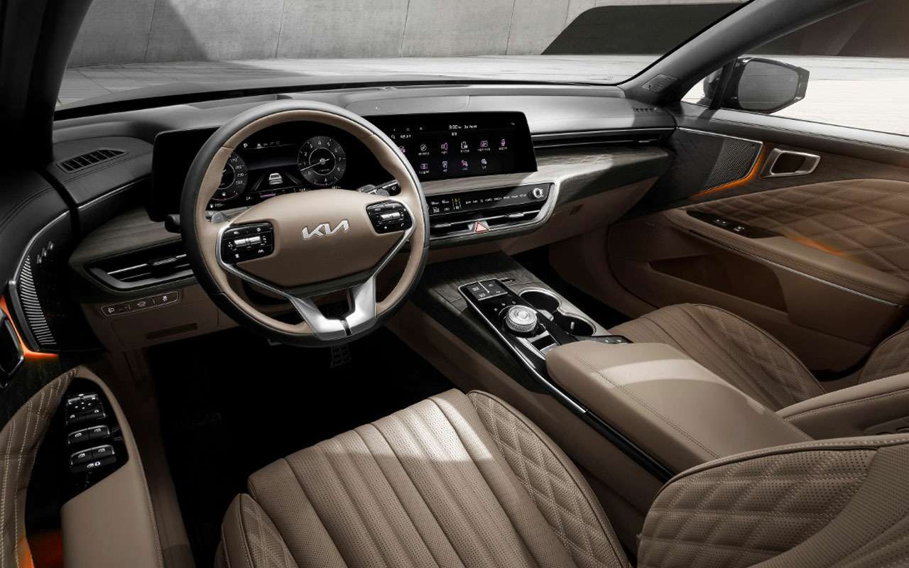 Kia K8 — официальные фото салона