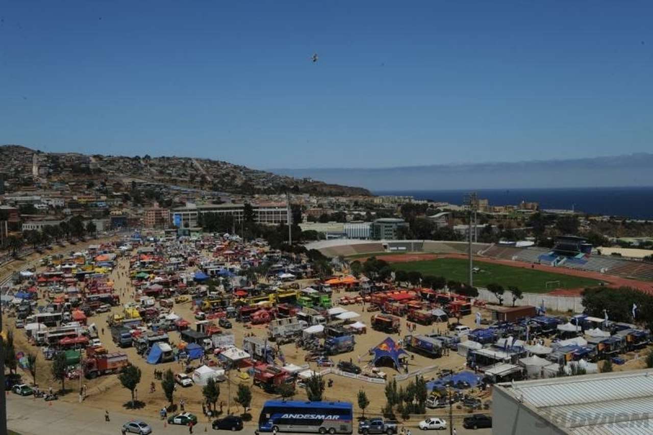 Сервисный парк в Вальпараисо.