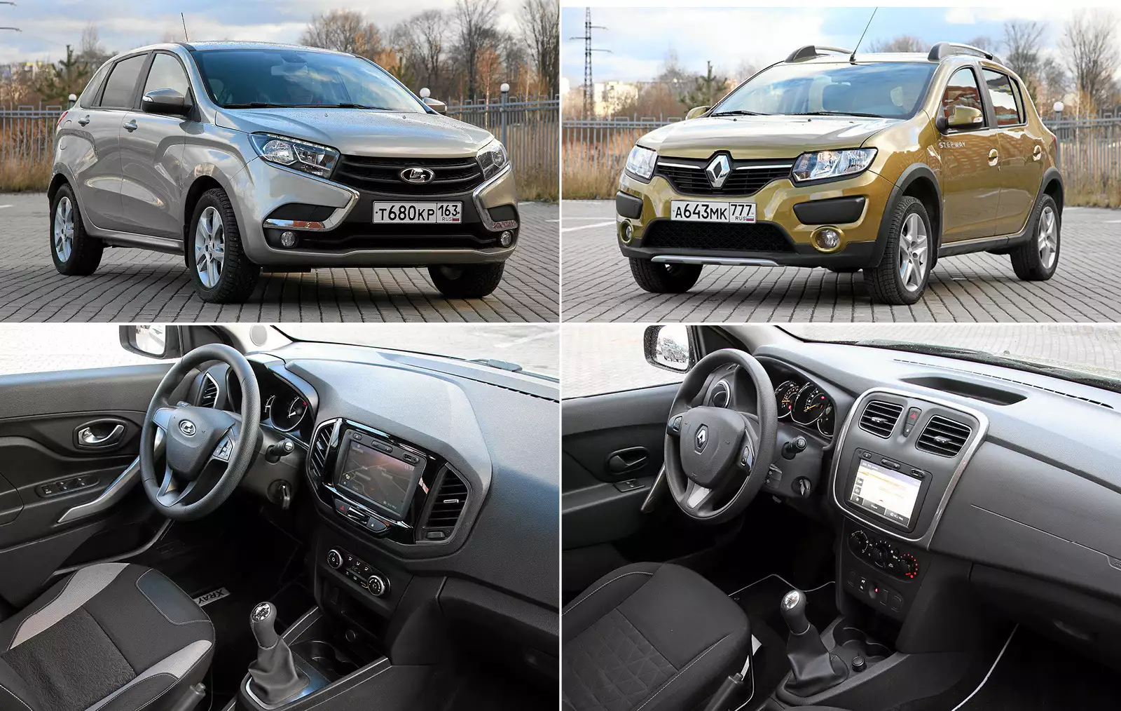 Что лучше рено сандеро степвей или лада х рей - 85 фото