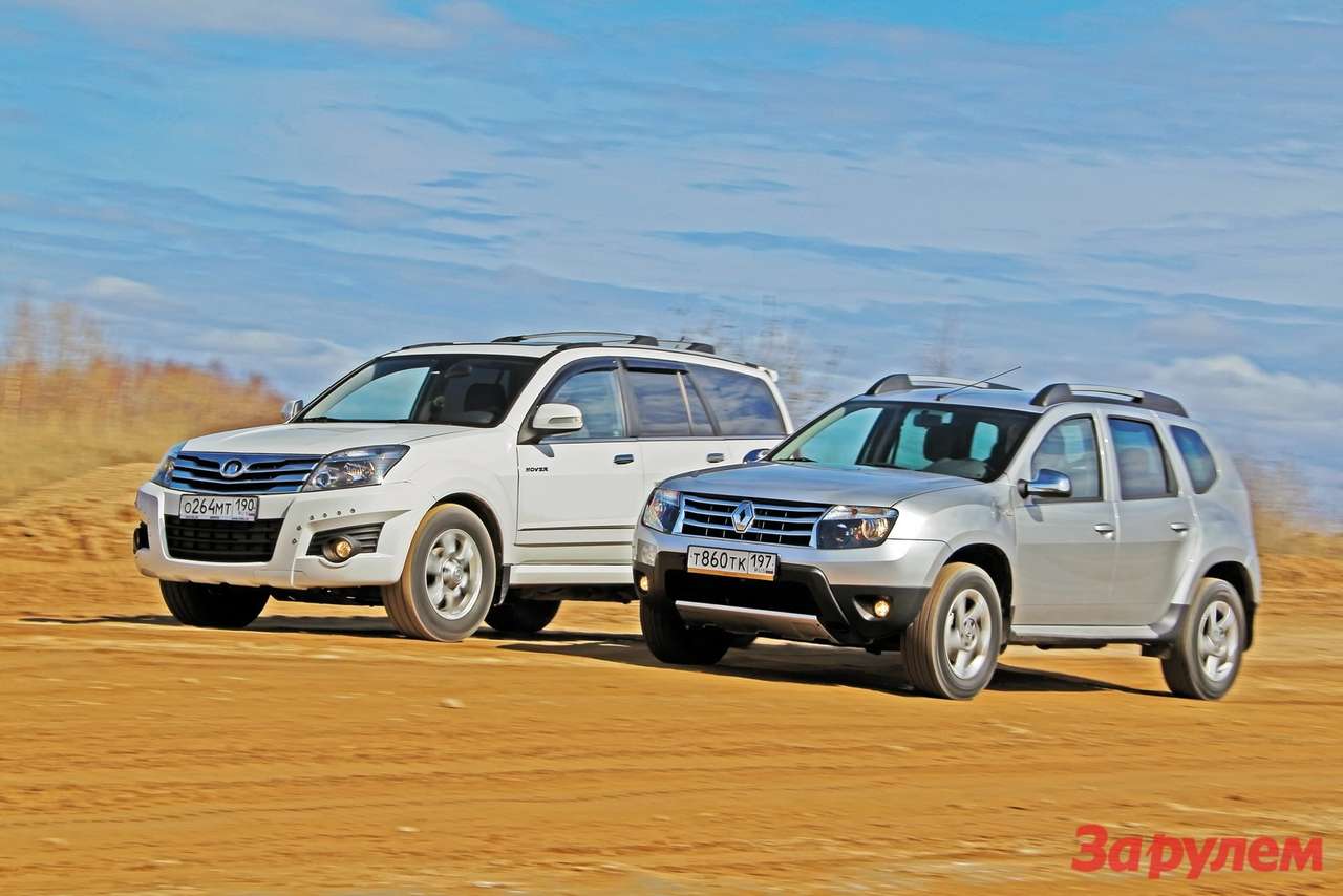 Great Wall Hover H3 Super Luxe, 2.0 5МКП (724 000 рублей) и Renault Duster Luxe Privelege, 2.0 6МКП 4х4 (681 000 рублей)