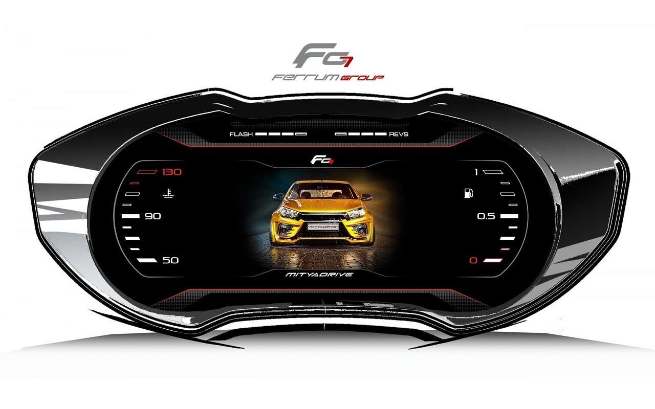 Lada Vesta и Xray получат новые цифровые приборы