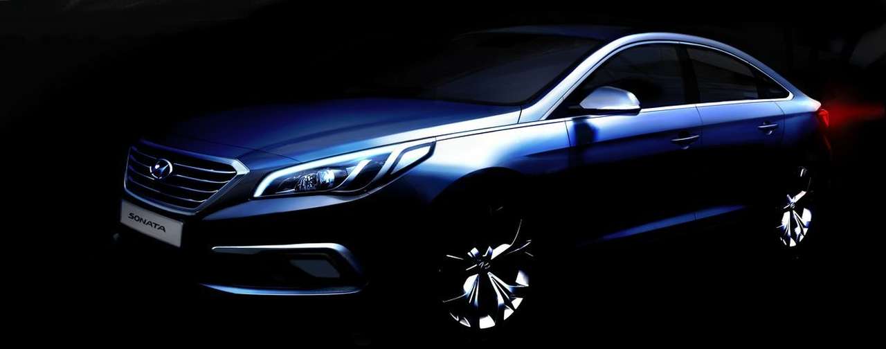 Hyundai показала первое изображение новой Sonata