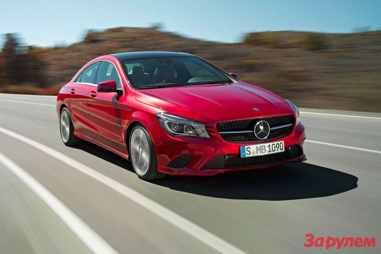Новый седан-купе Mercedes CLA мелькнул в Детройте