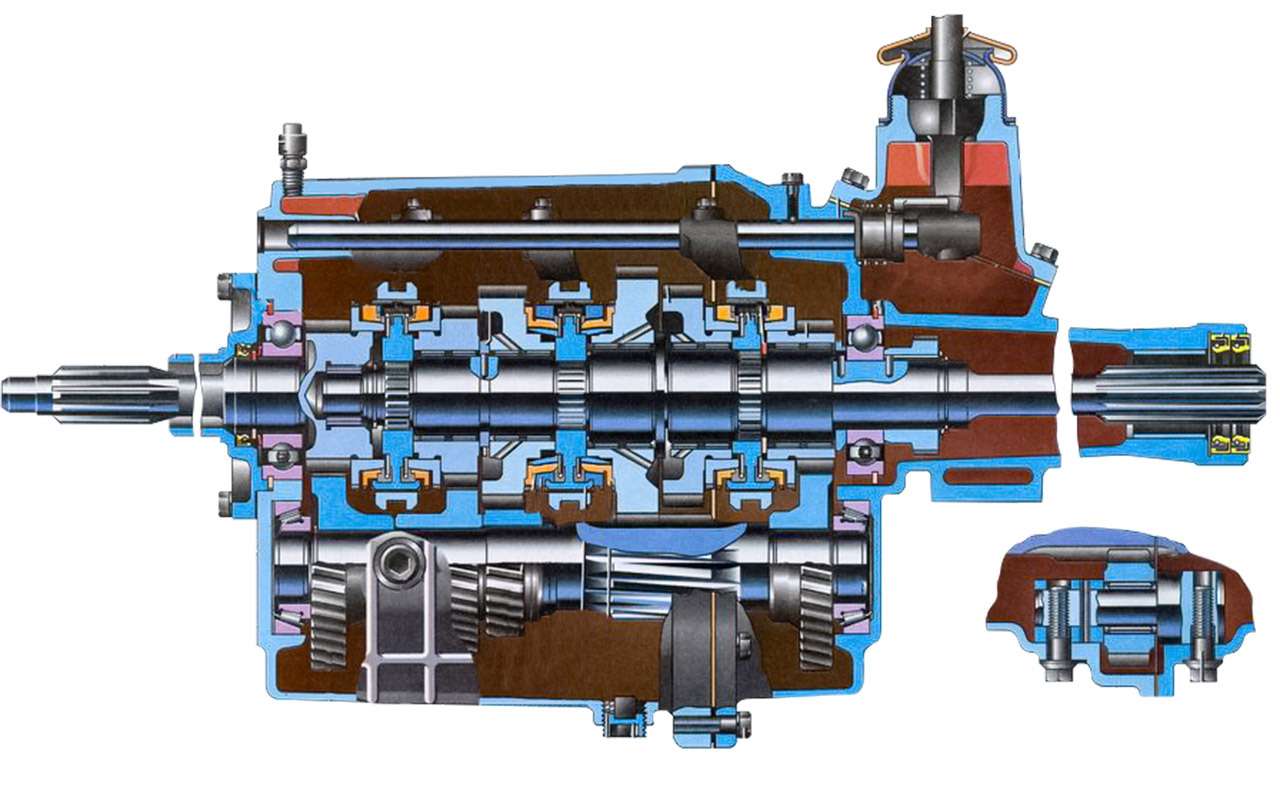 Схема кпп газ 24