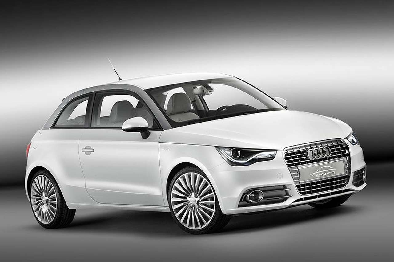 Прототип Audi A1 e-tron показали на автосалоне Женева-2010 и анонсировали к запуску в серию в 2013 году