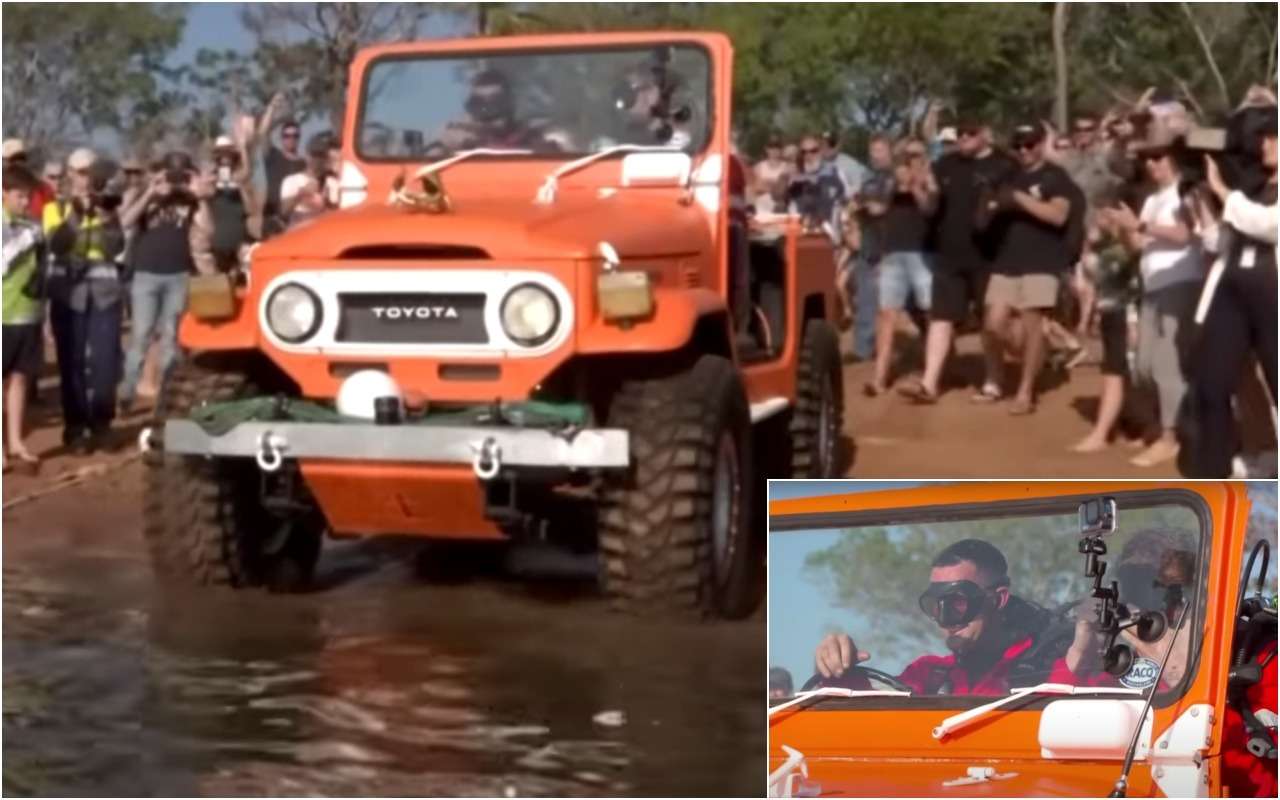 Land Cruiser оправдал звание внедорожника: установлен рекорд нахождения под водой (видео)