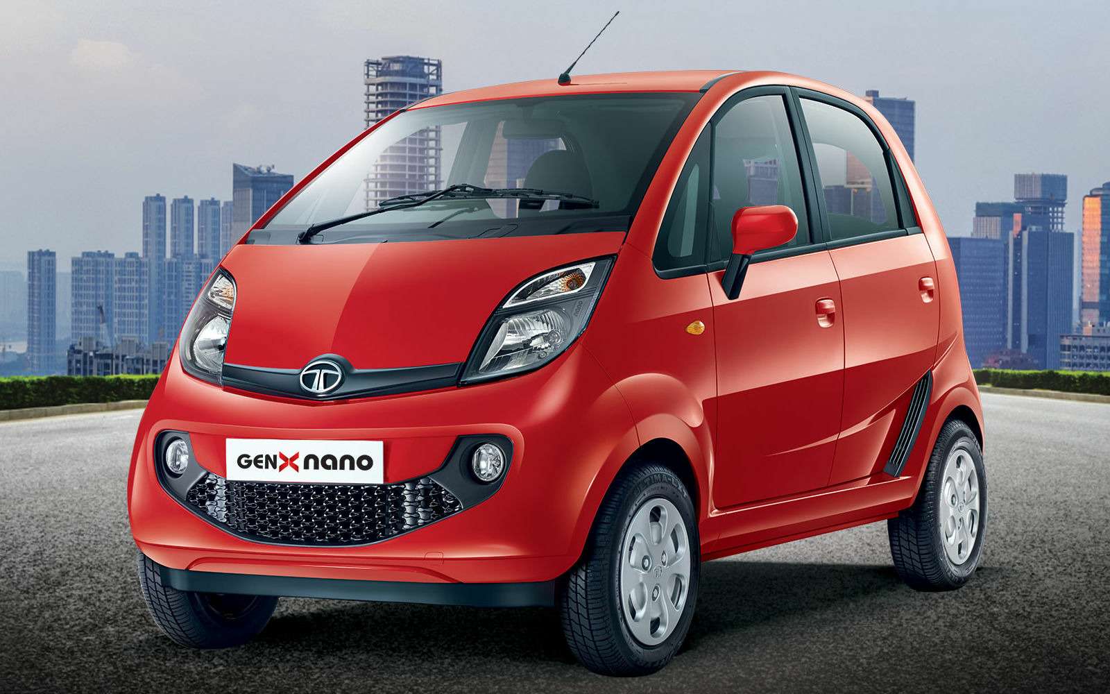 Самые дешевые авто. Tata Nano 2019. Tata Nano GENX. Tata Motors автомобили.