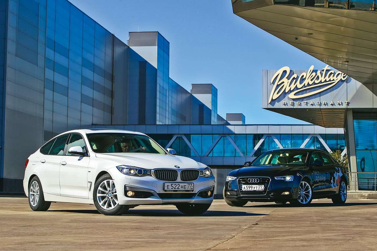 Audi A5 Sportback vs BMW 3 Series GT: всё наоборот