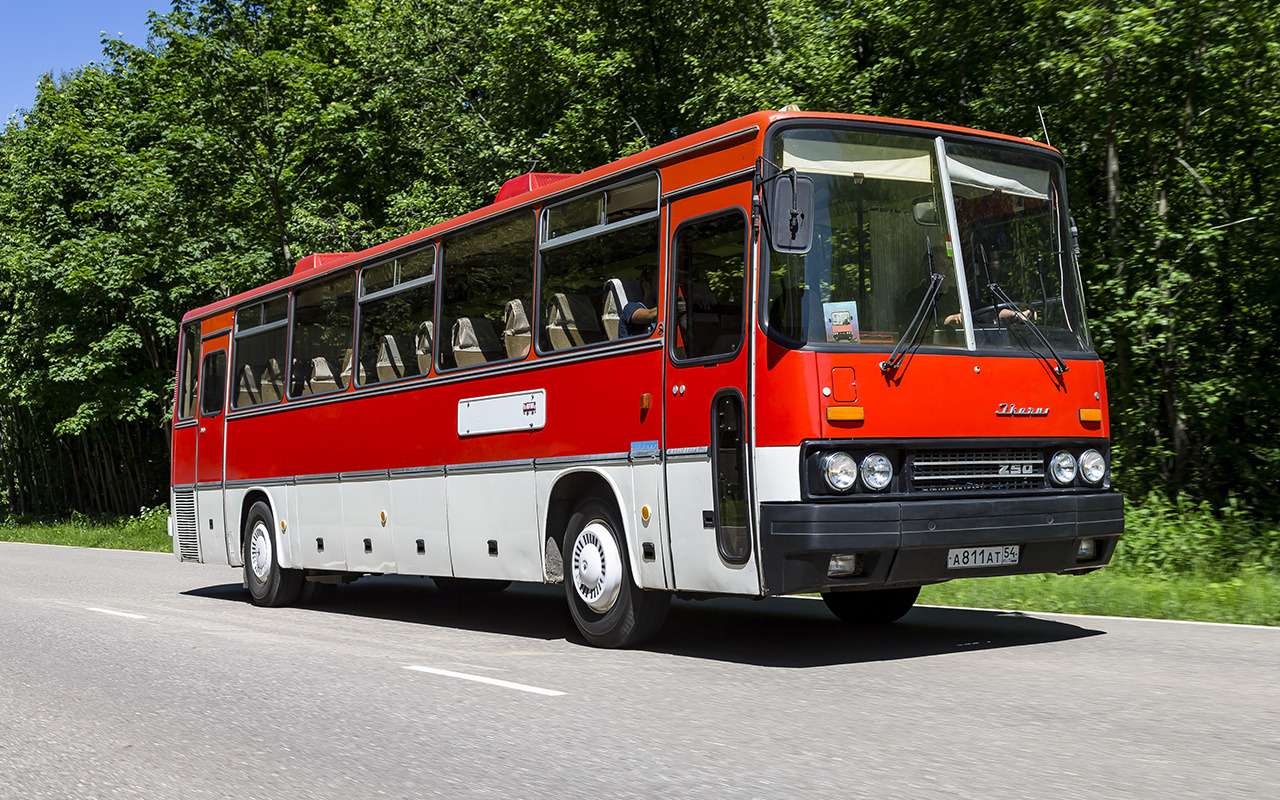Путешествие в СССР... на автобусе Ikarus 250