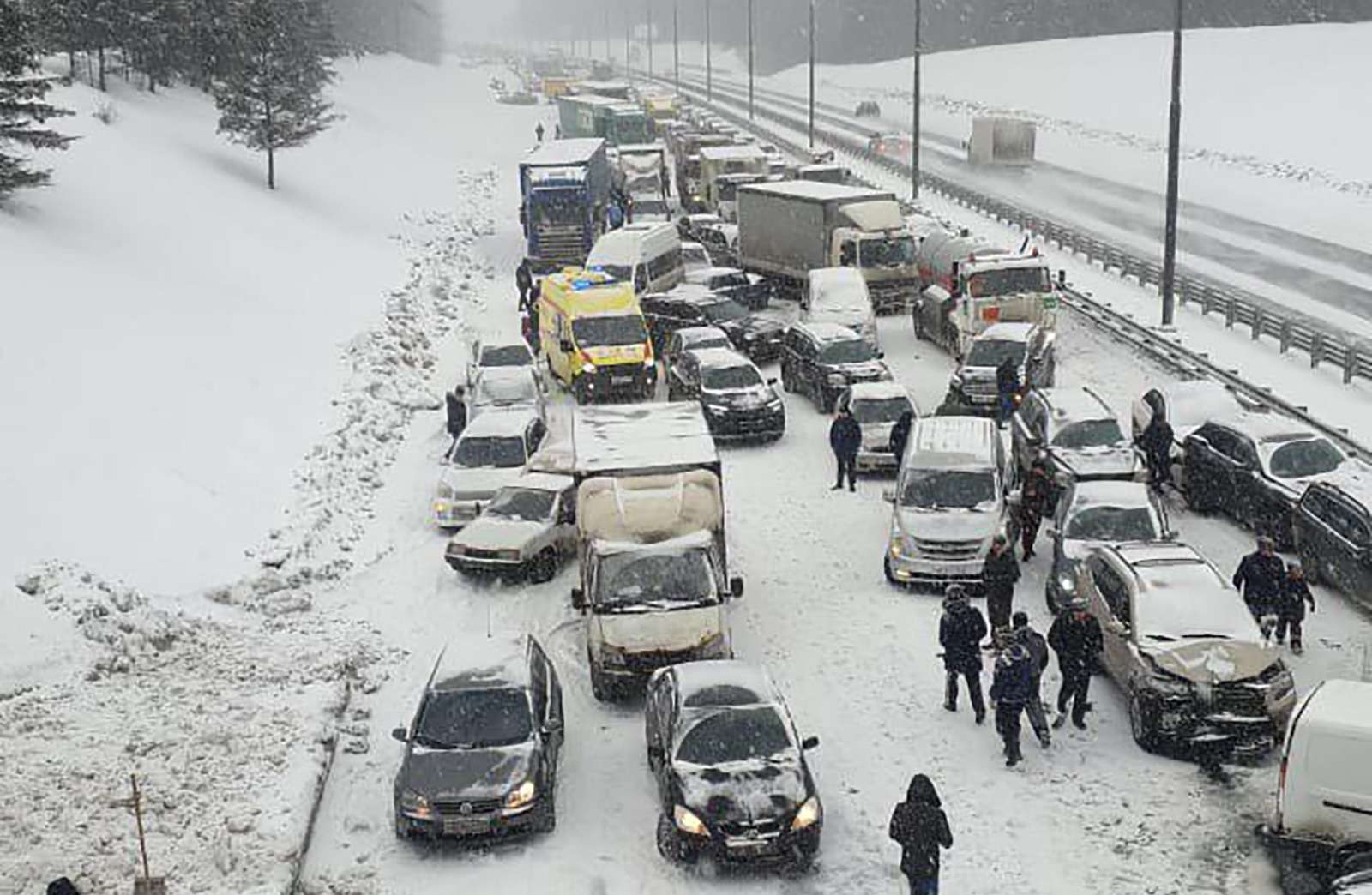 Дтп в москве зимой