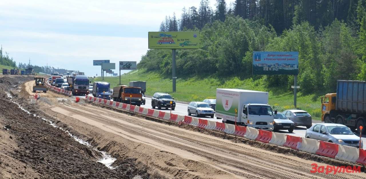Движение при реконструкции трассы М9 «Балтия» не остановится ни на день 