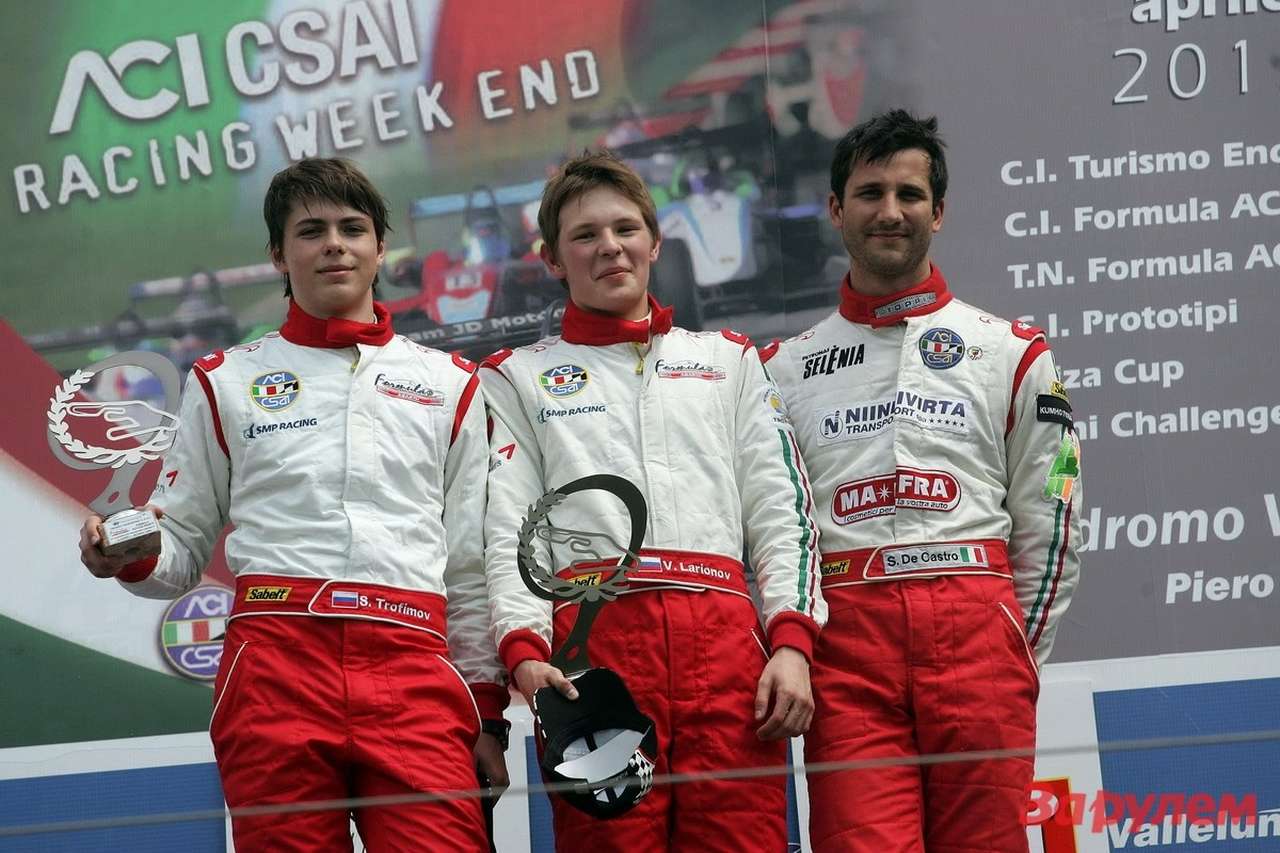 Formula Abarth: первый подиум Сергея Трофимова