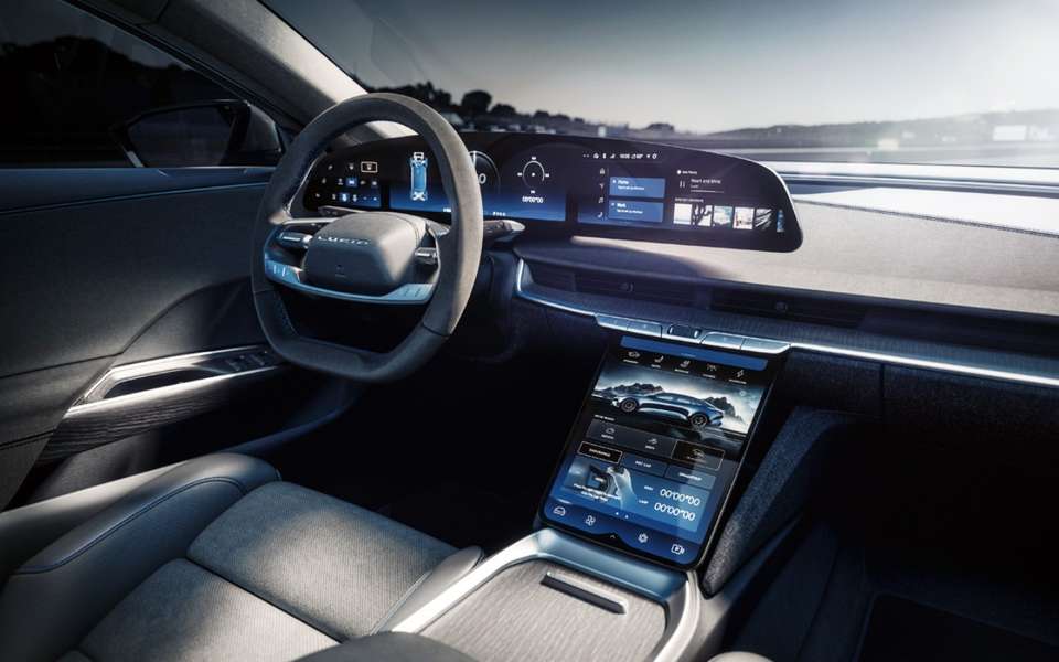 Интерьер Lucid Air Sapphire