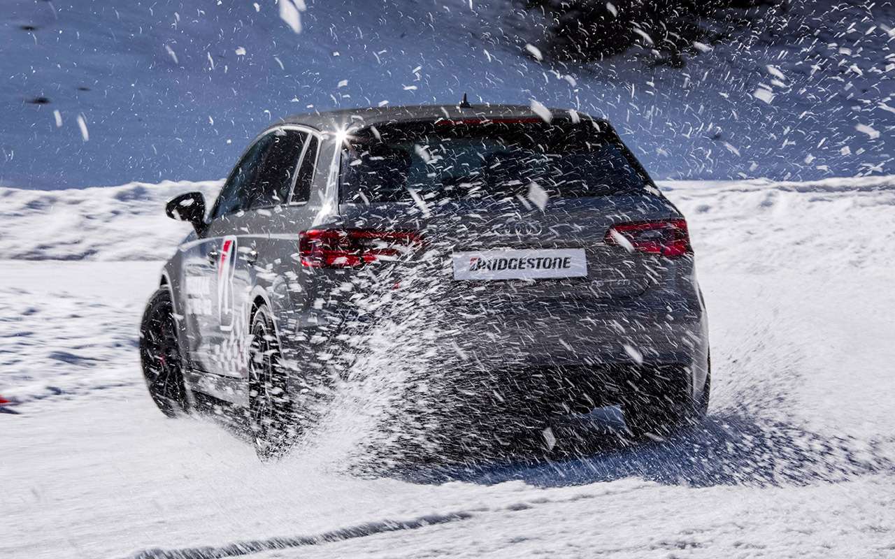 Экспресс-тест новых зимних шин Bridgestone: с шипами и без