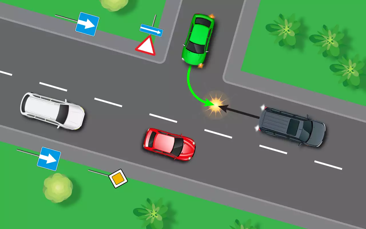 Он же назад сдавал! Почему я должен уступать?