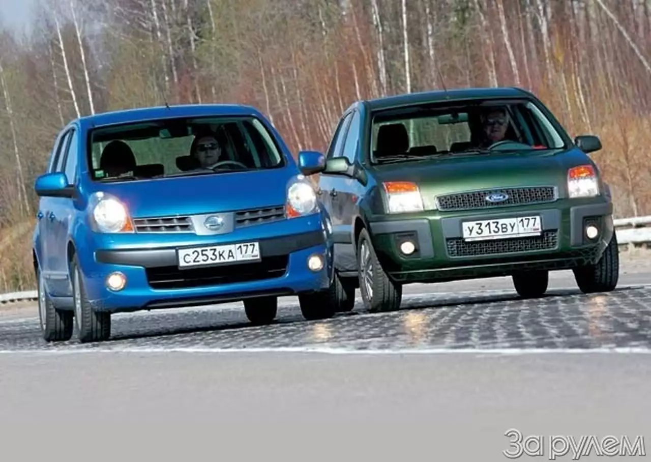Тест-драйв Ford Fusion, Nissan Note. НОТКА ПРЕВОСХОДСТВА