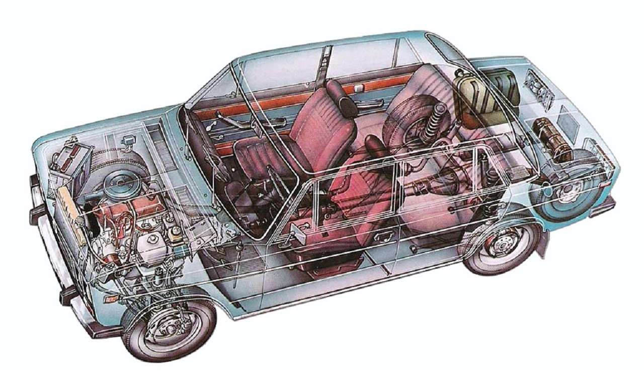 Двигатель автомобиля ваз. Шасси ВАЗ 2106. Шасси ВАЗ 2107. Строение ВАЗ 2106. ВАЗ 2106 В разрезе.