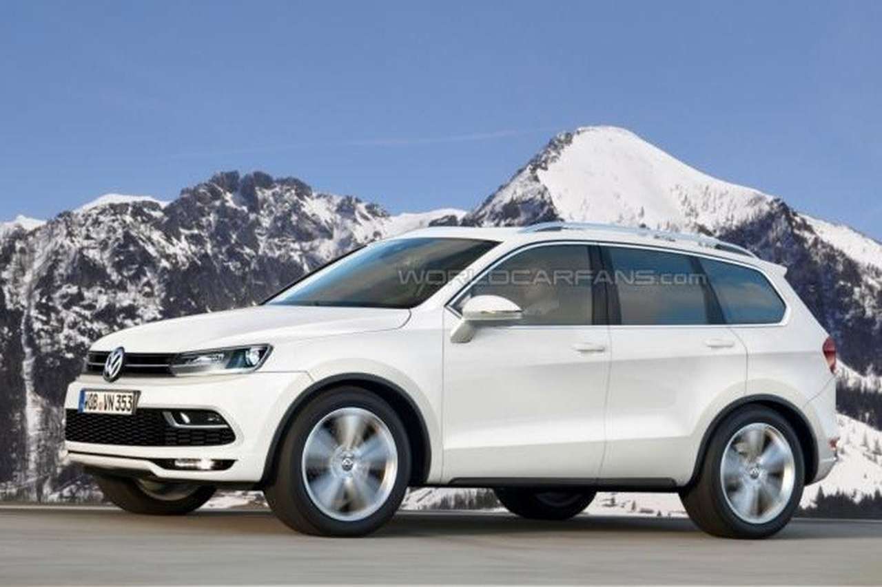 Новый 7-местный кроссовер VW покажут в Детройте в виде концепта