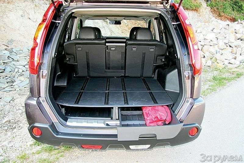 Nissan x trail багажник фото