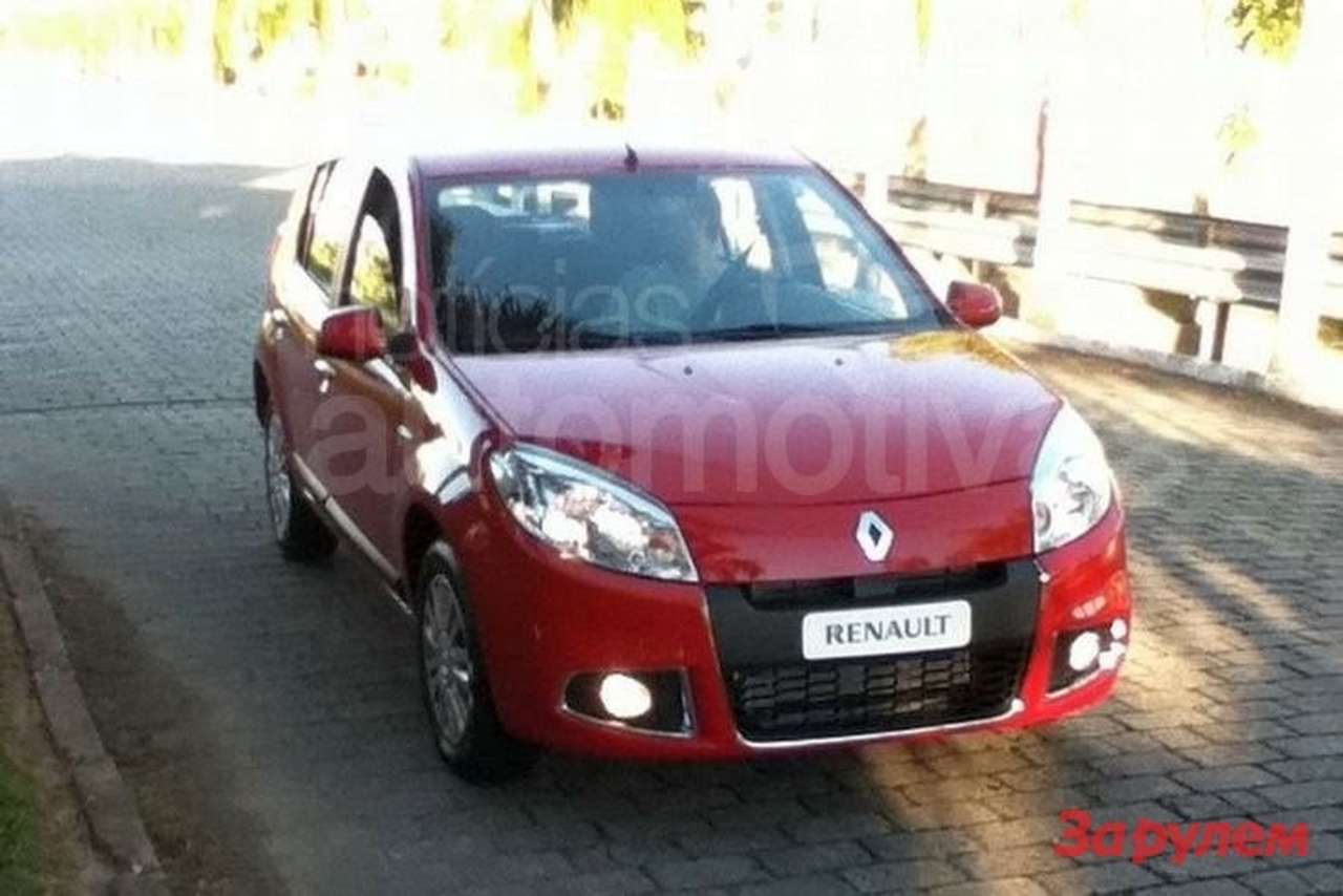 Обновленный Renault Sandero – шпионские фото