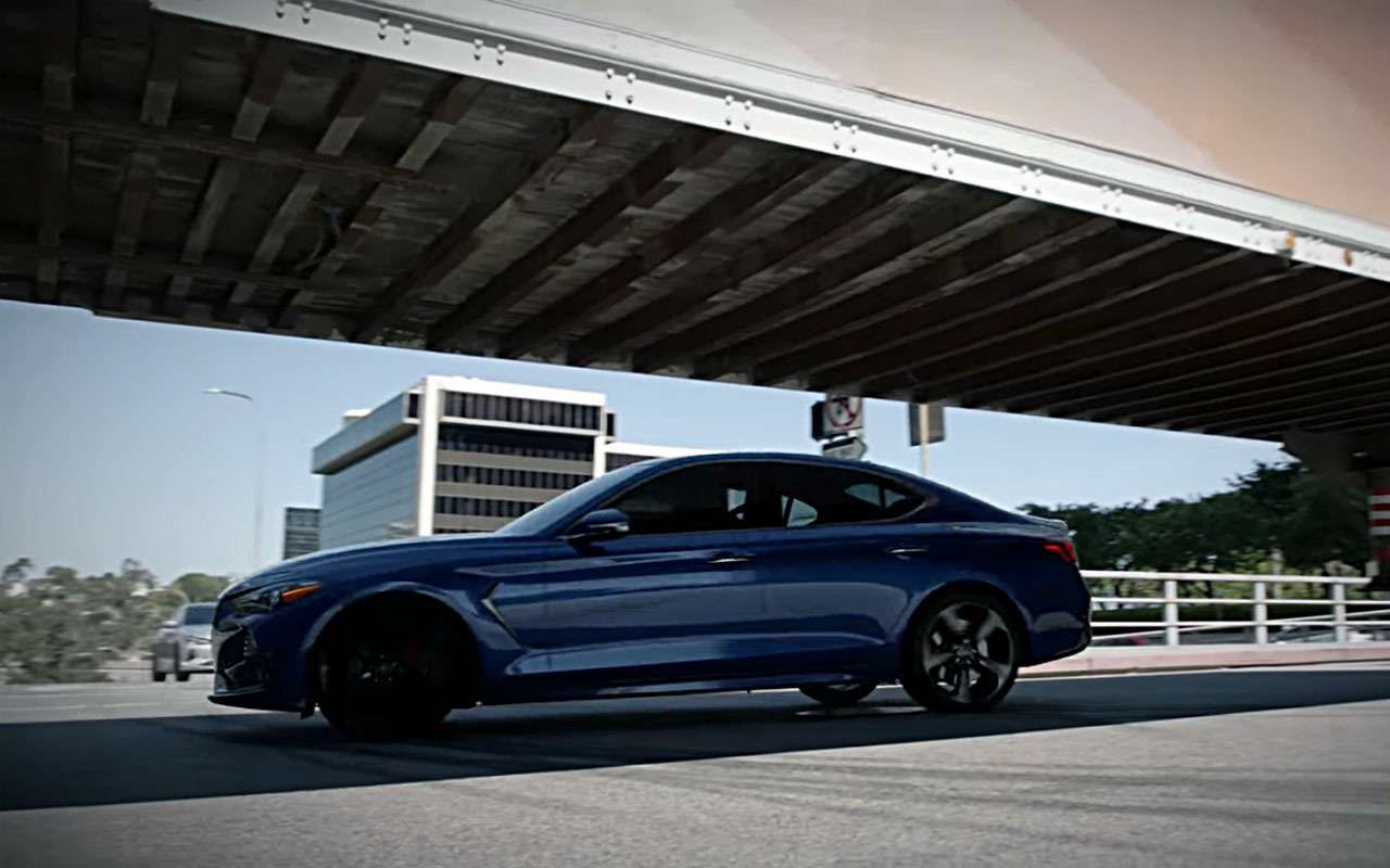 Genesis G70 эффектно повторил трюк из «Форсажа»