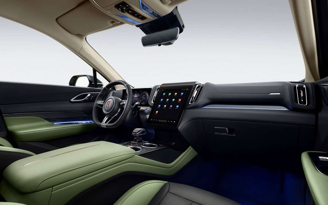 Интерьер Hongqi HS3