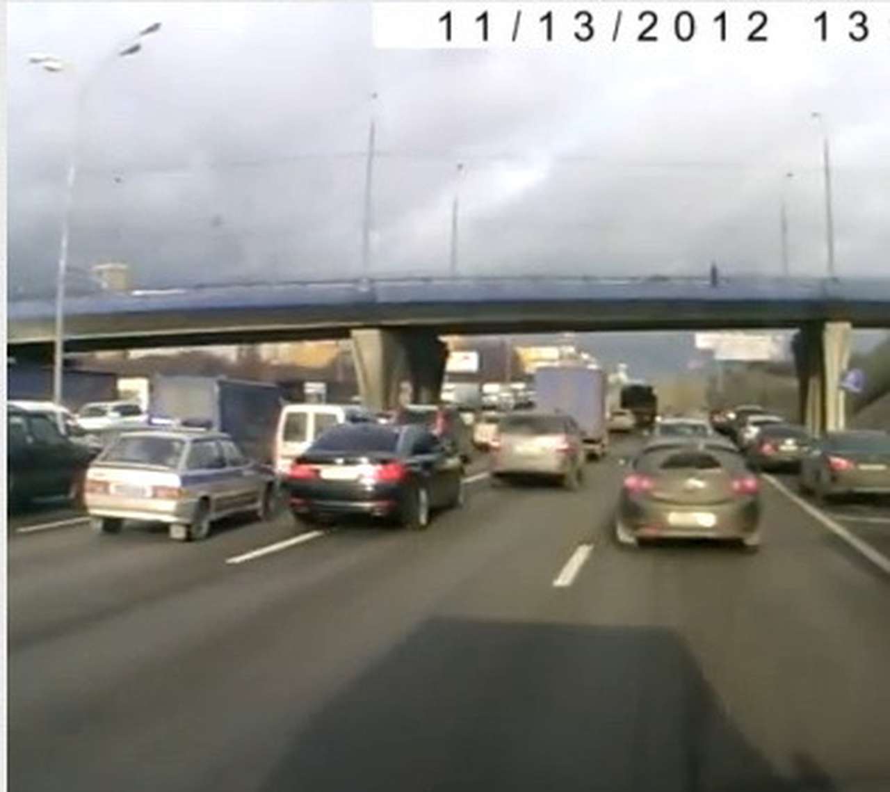 Водитель замминистра МВД не захотел уступить дорогу патрульным 