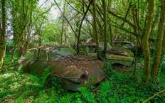 Кладбище машин найдено недалеко от Ле-Мана