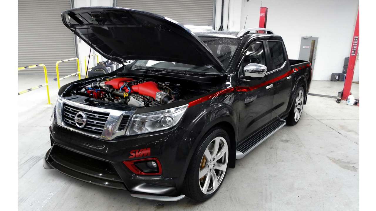 «Гэтер» едет за картошкой: экстремальный пикап Nissan с потрохами суперкара