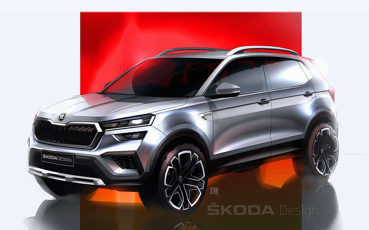 Skoda Kushaq: скетчи и дата премьеры