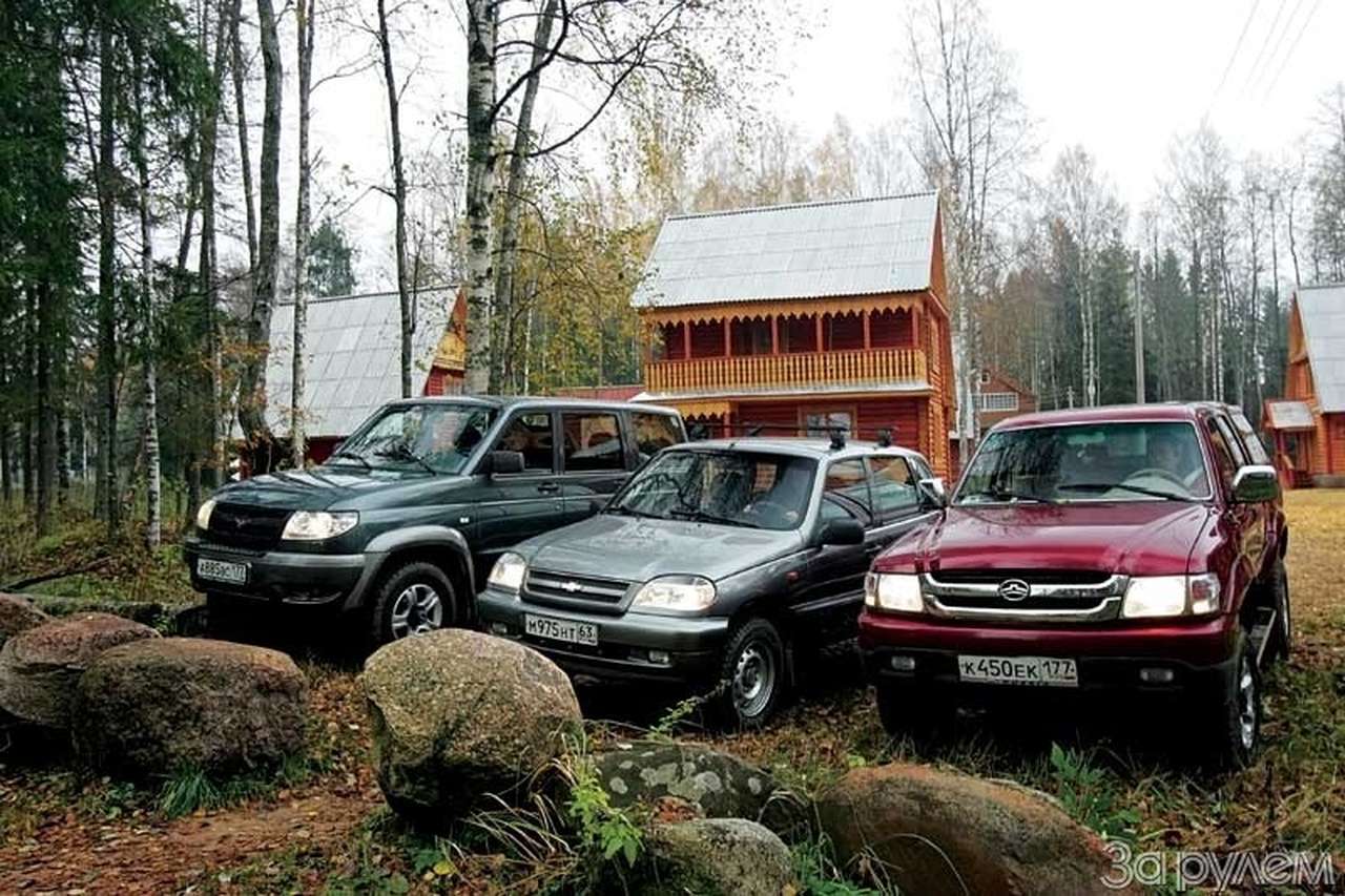 UAZ Patriot, Chevrolet Niva, Great Wall Deer. МАСТЕРА ГРЯЗНЫХ ДЕЛ