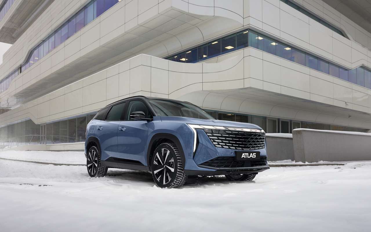 В России начались официальные продажи кроссовера Geely Atlas