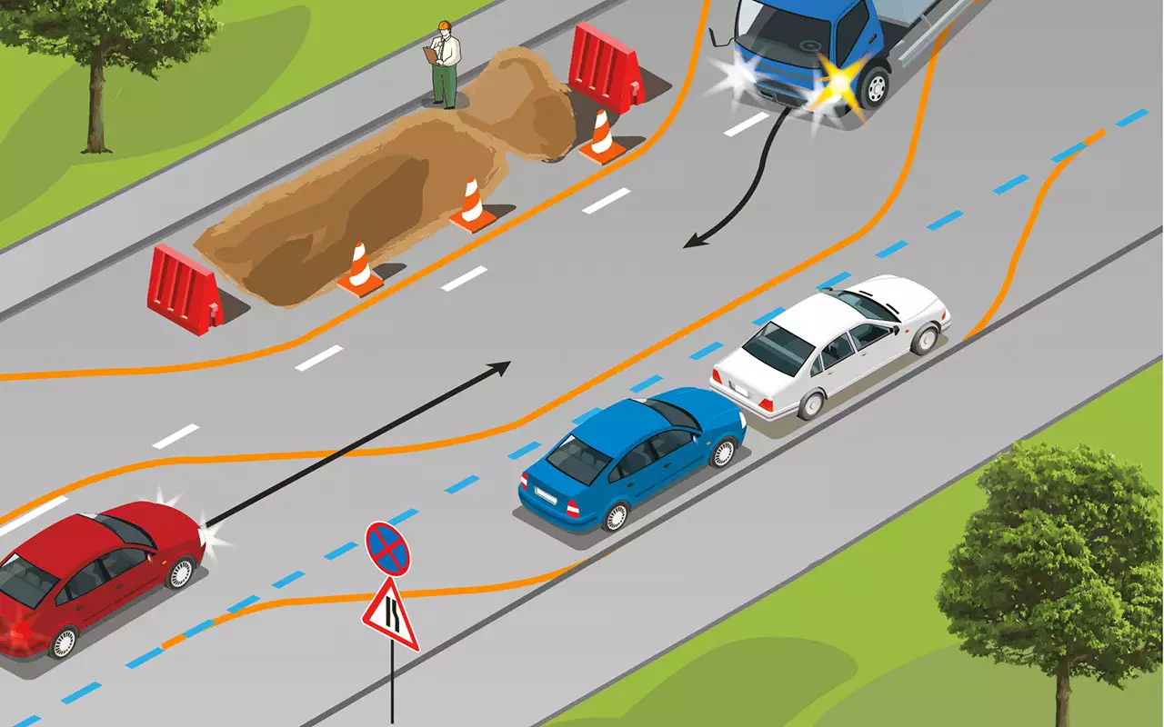 Объезд препятствия по встречке — как не лишиться прав