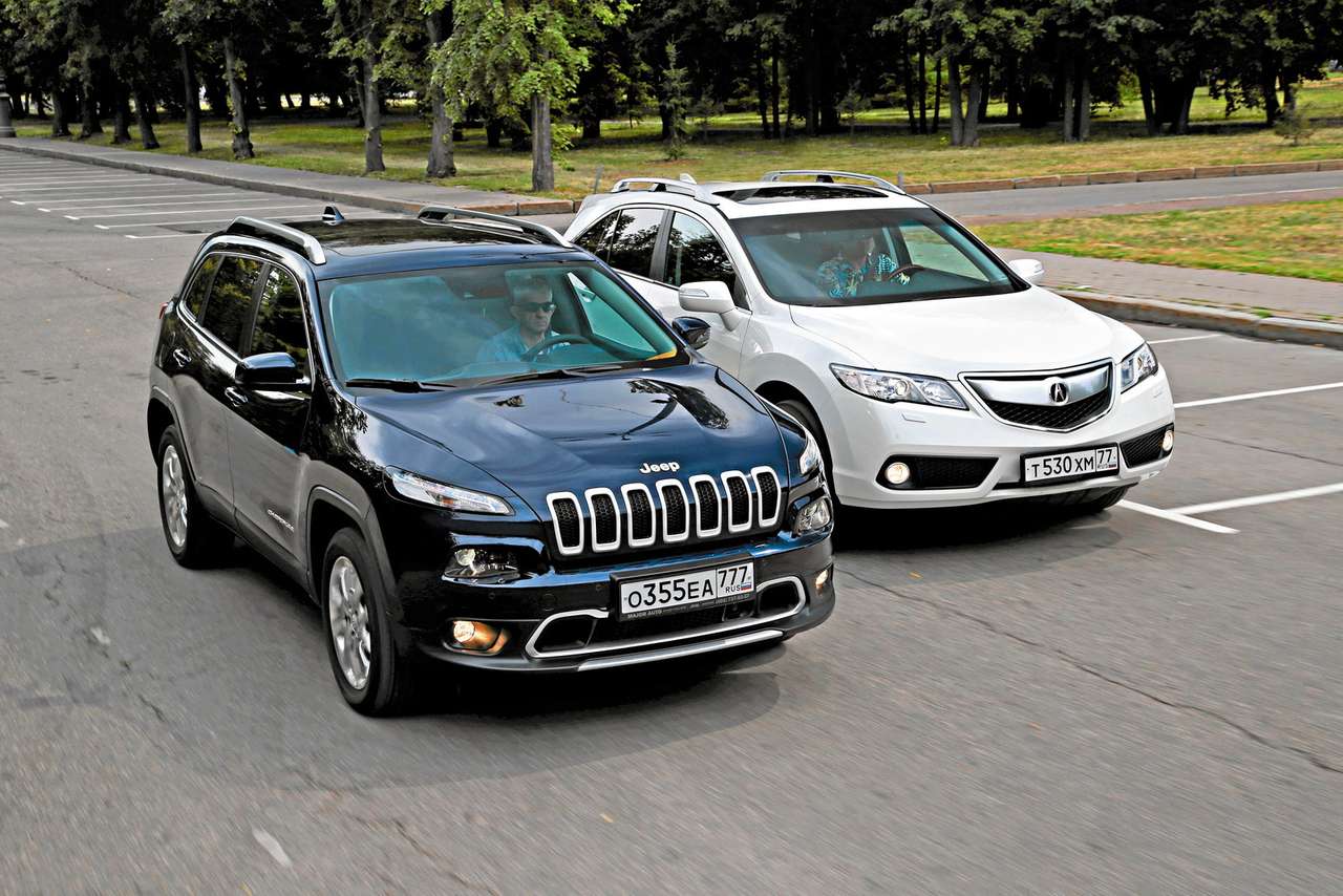 Jeep Cherokee Limited 3.2 AWD 
(с опциями): 2 335 000 руб. и Acura RDX Techno (с опциями): 2 276 040 руб.